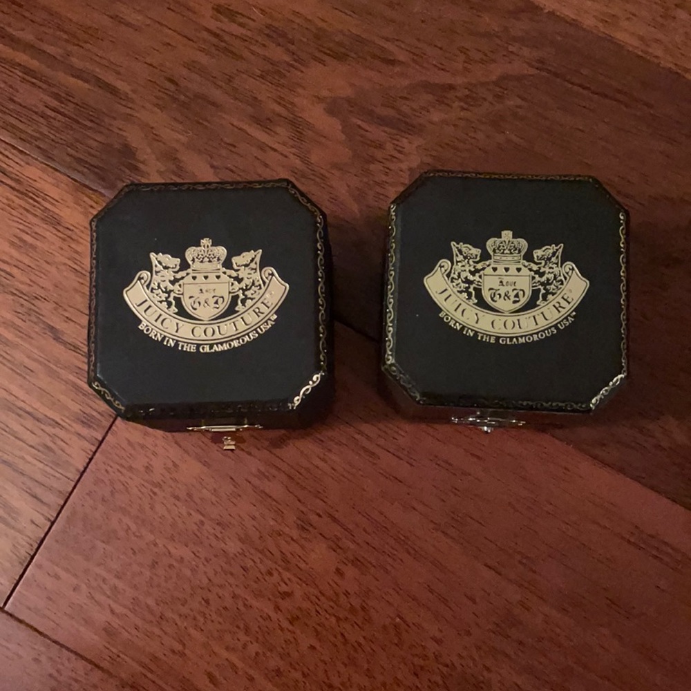 Empty juicy couture earring boxes